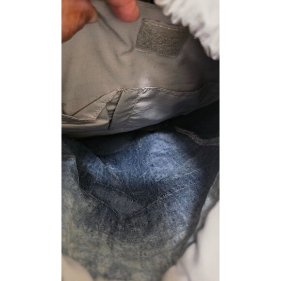 Kipling Navy Blue Backpack With Pink & Aqua Straps Front Pocket Keychain Accesso - Picture 6 of 7